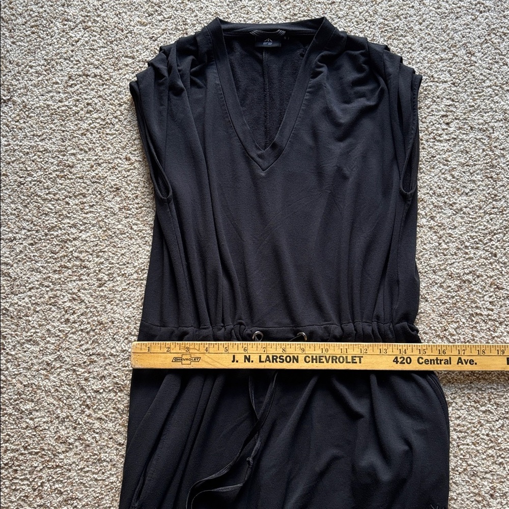 Onepiece Norwegian Norway Woman’s Black Bamboo V-Neck Sleeveless Jumpsuit Small - Picture 12 of 16